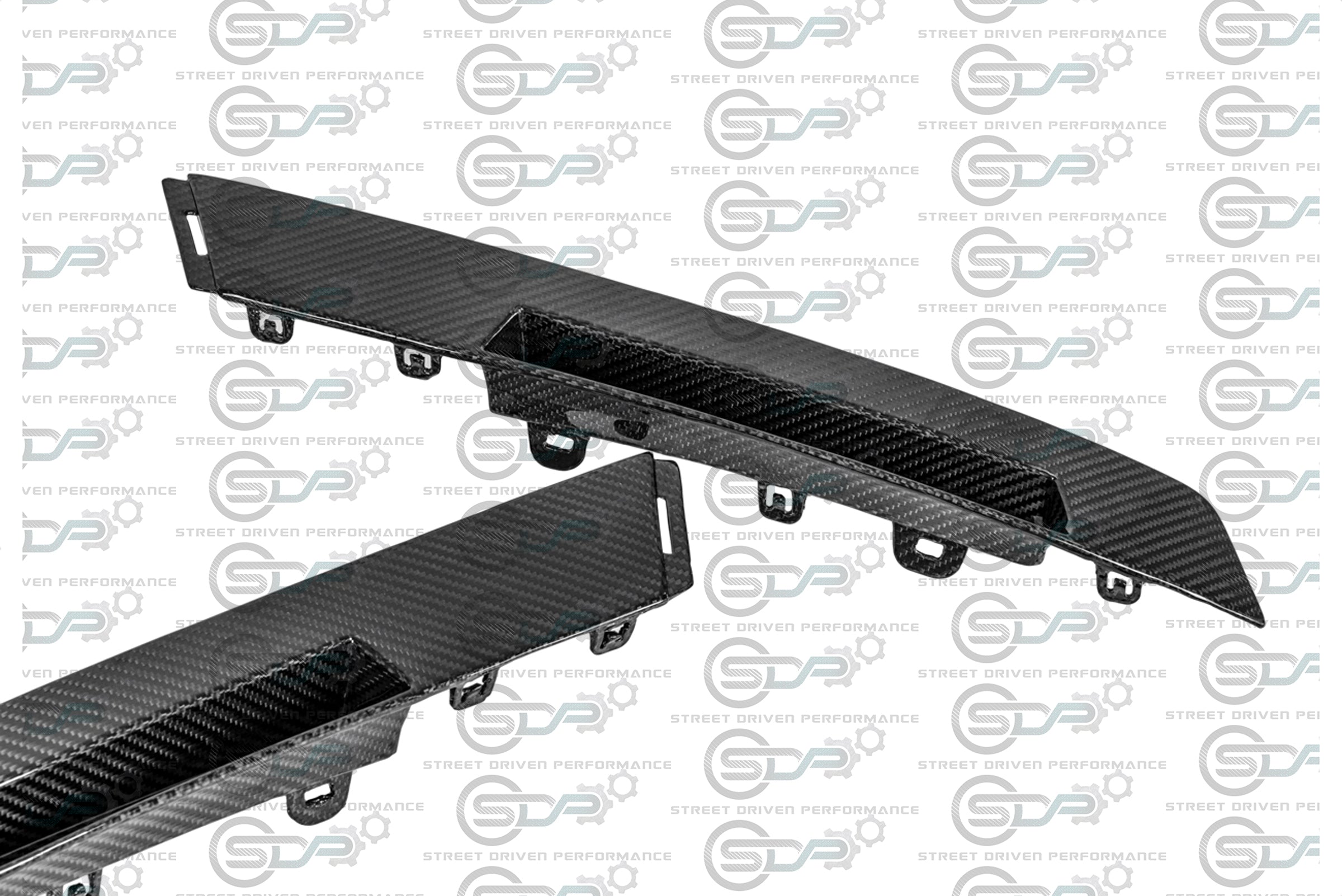 2009-2015 CTS-V V2 Coupe - Carbon Fiber Rear Bumper Inserts / Reflector Housings